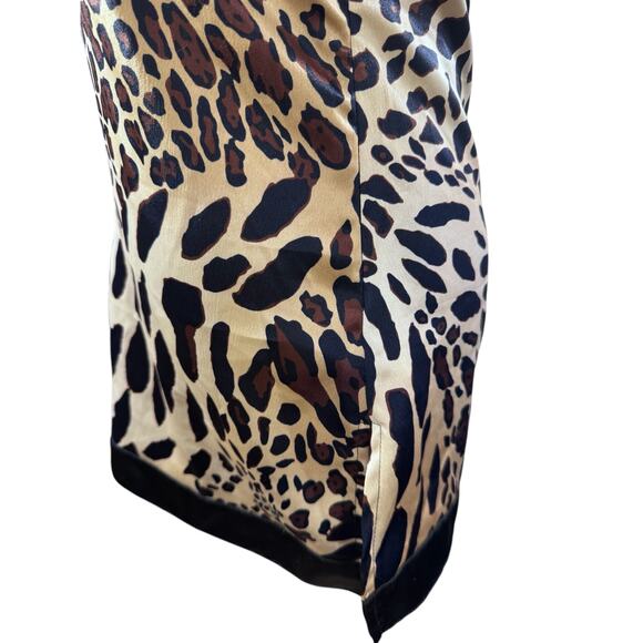 "CANDIE'S" Y2K Babydoll Cheetah Halter Top Vintage SZ S Diva Club Streetwear - Picture 3 of 10